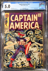 Captain America #107 © November 1968, Marvel CGC 5.0